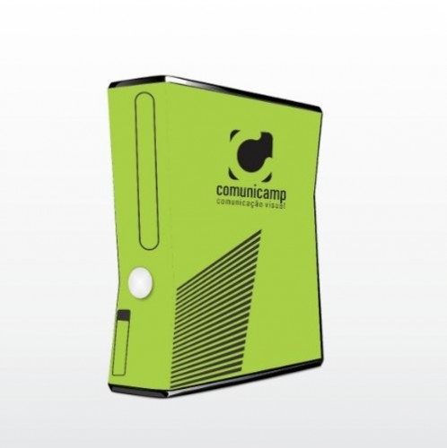 Comunicamp Etiquetas e Soluções Gráficas - Skin Adesivo Personalizado Xbox  360 Fat (Arcade)