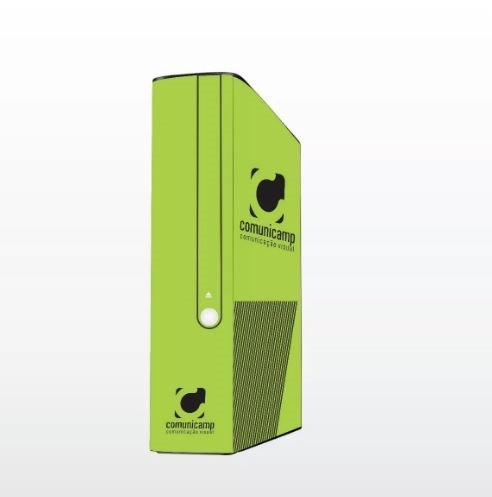 Comunicamp Etiquetas e Soluções Gráficas - Skin Adesivo Personalizado Xbox  360 Fat (Arcade)